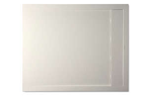 Receveur de douche résine carré MCBATH Andromeda Stone Cover Beige L. 90 x l. 90 cm x Ep. 30 à 35 mm
