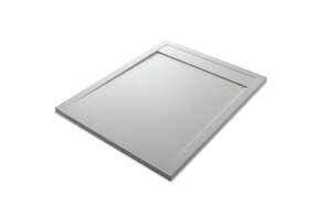 Receveur de douche résine rectangulaire MCBATH Andromeda Stone Cover Perla L. 100 x l. 70 cm x Ep. 30 à 35 mm