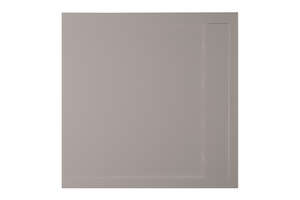 Receveur de douche résine carré MCBATH Andromeda Stone Cover Fango L. 80 x l. 80 cm x Ep. 30 à 35 mm