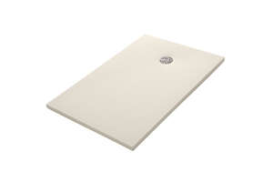 Receveur de douche résine rectangulaire MCBATH CENTURIA SILK Marfil L. 120 x l. 80 cm x Ep. 3 cm