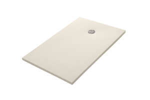 Receveur de douche résine rectangulaire MCBATH CENTURIA SILK Marfil L. 150 x l. 90 cm x Ep. 3 cm