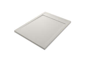 Receveur de douche résine rectangulaire MCBATH Andromeda Stone Cover Marfil L. 120 x l. 90 cm x Ep. 30 à 35 mm