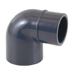 Raccord en coude 90° réduit femelle / mâle à coller en PVC PN16 Diam. 50x50-40 mm