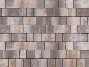 Pavé béton drainant opus en bande REDSUN SMARTTON AQUA Kilimanjaro carrossable hydrofugé L. 30/22,5/15 x l. 15 x Ép. 8 cm
