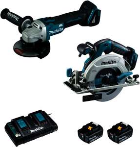 LXT DGA506+DHS680+BL1850 2+DC18RD+MAK2&4