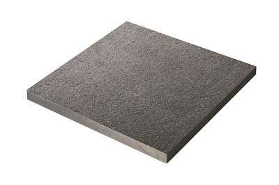 Margelle en Marbre noir Sablé Brossé Bord Rond 33x61x3,2cm | C-Négoce